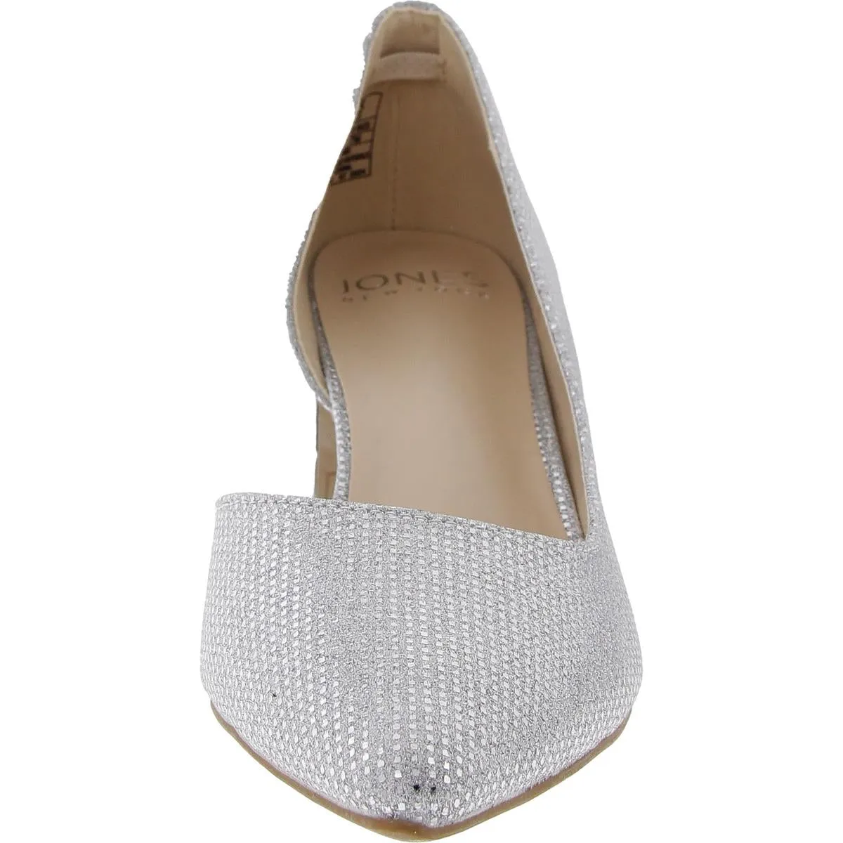 Candor Womens Glitter Textured D'Orsay Heels