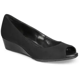 Candra3 Womens Patent Leather Dressy Wedge Heels