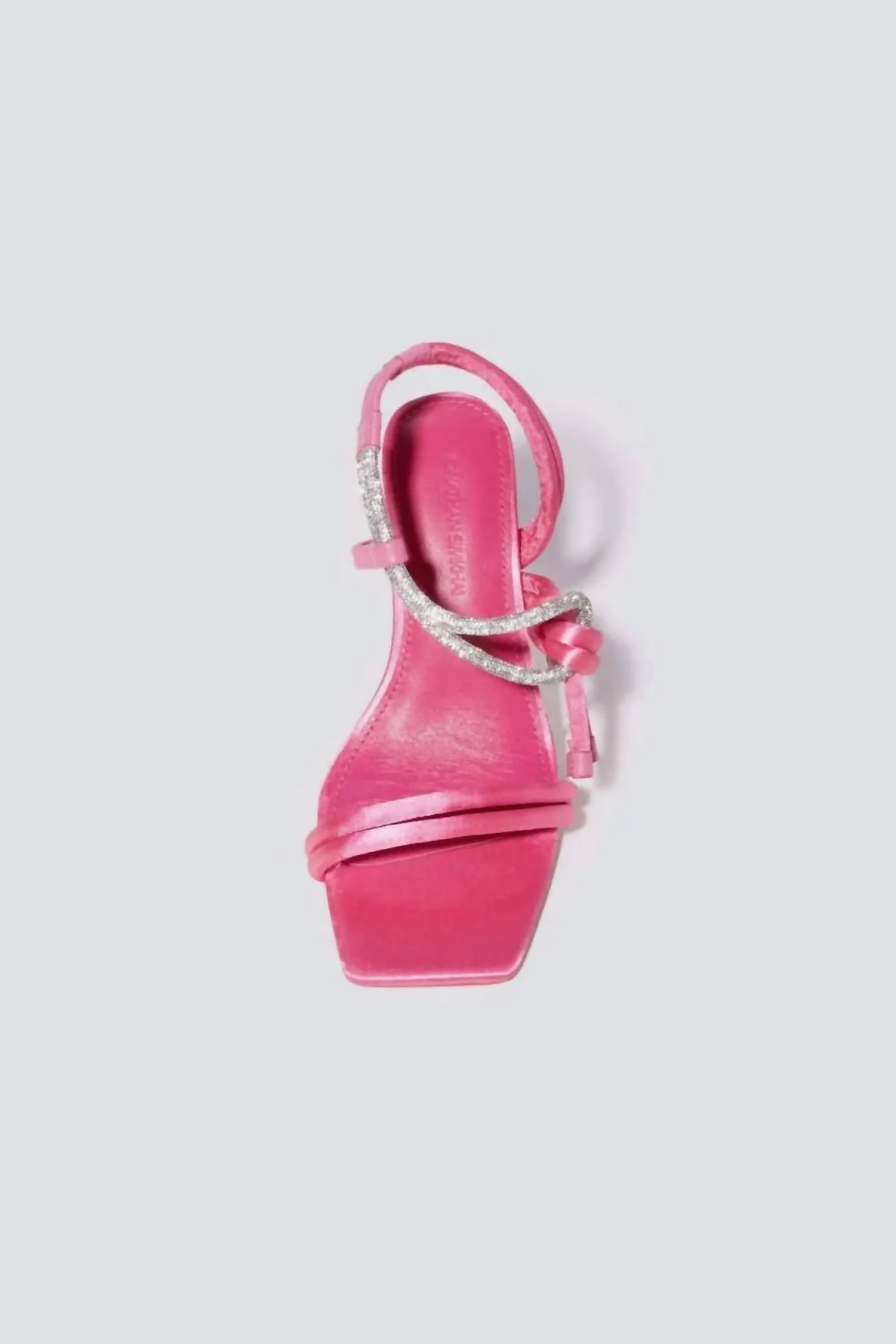 Cassie Crystal Strappy Sandal In Punch
