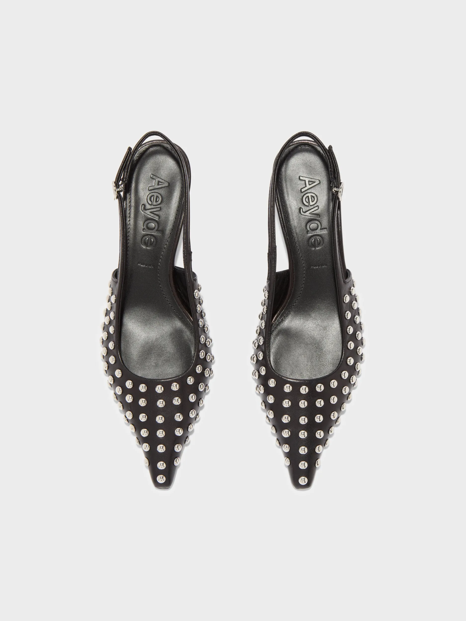Catrina Studded Slingback Pumps