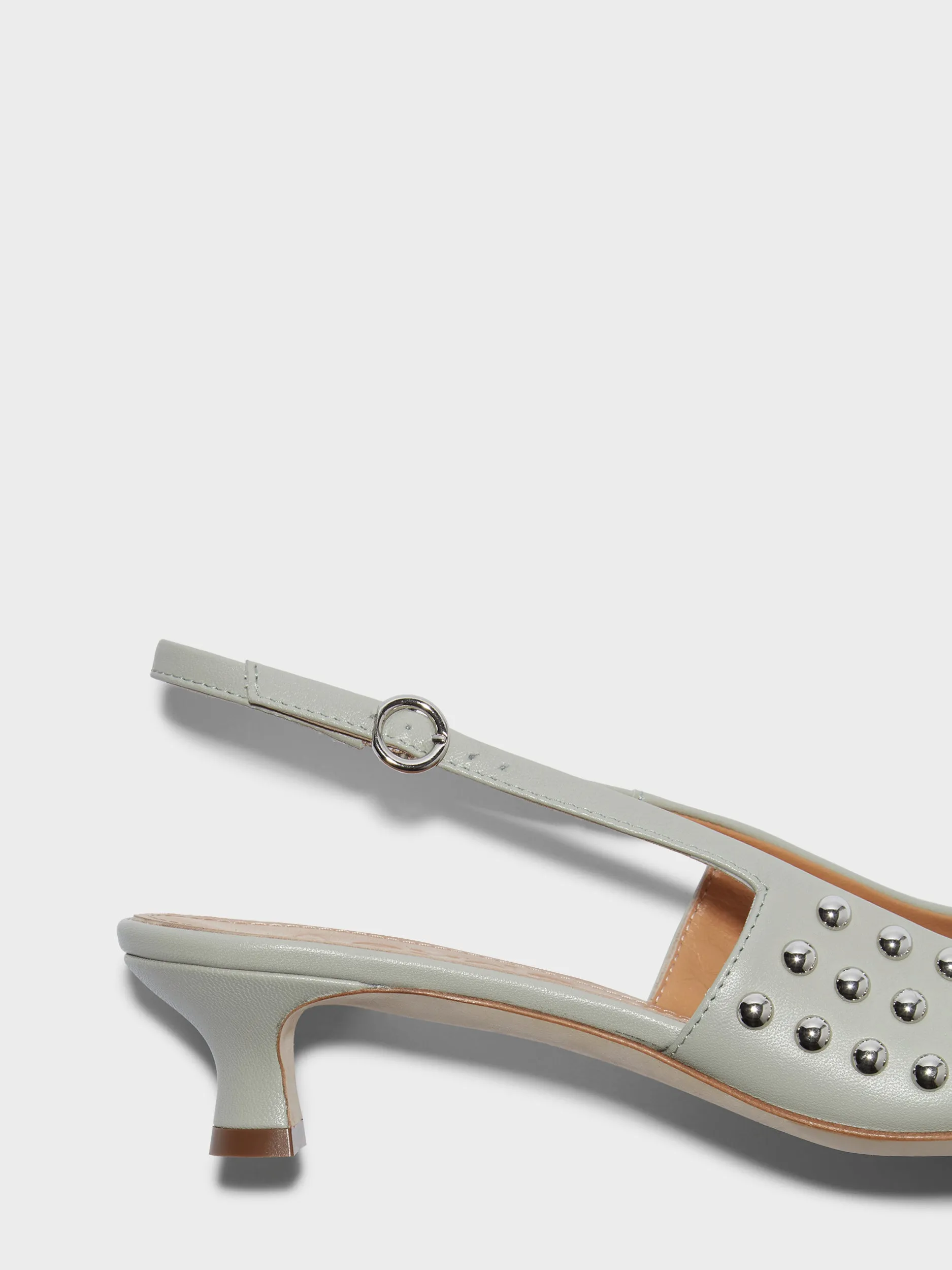 Catrina Studded Slingback Pumps