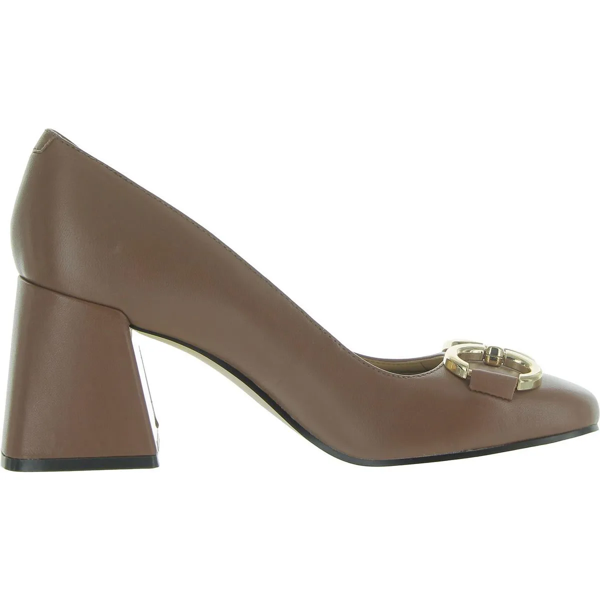 Caven Womens Leather Embellished Pumps