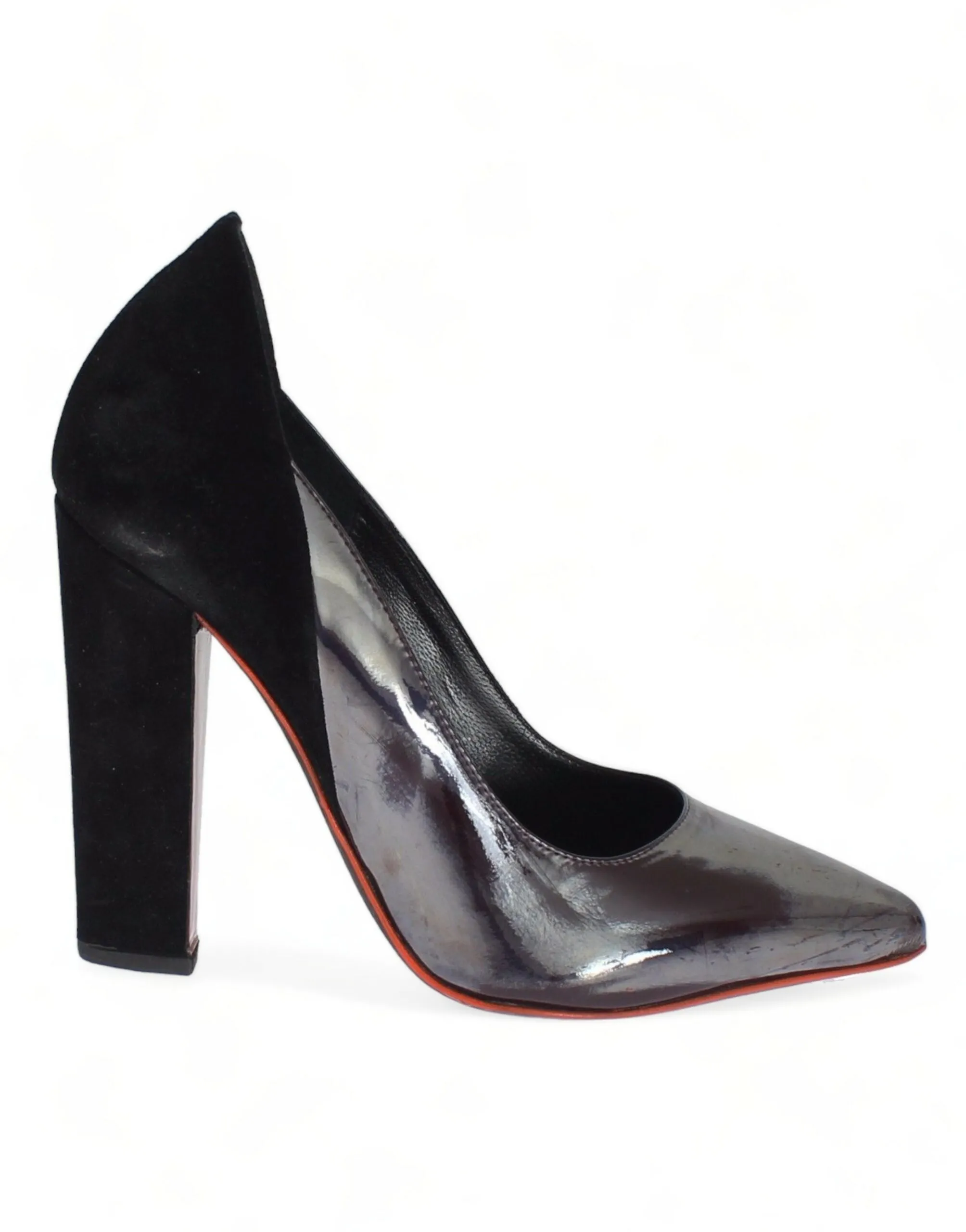 Cdric Charlier Chic Metallic  Leather Women's Pumps