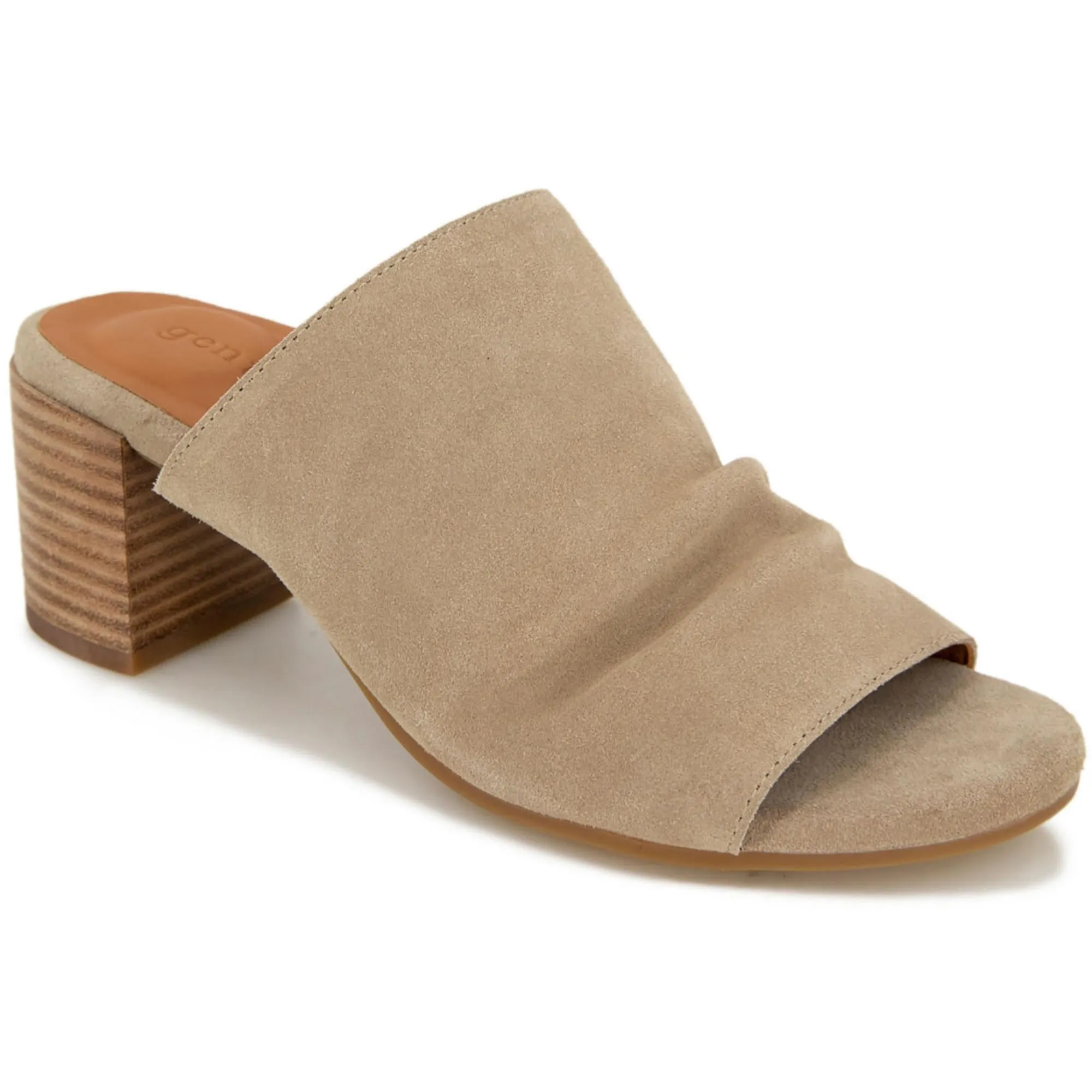Chas Womens Suede Open Toe Pumps