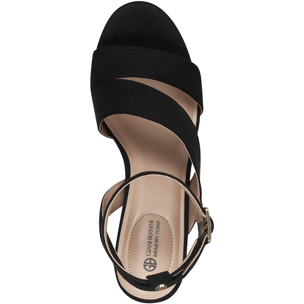 Cheryll Womens Block Heel Faux Suede Ankle Strap
