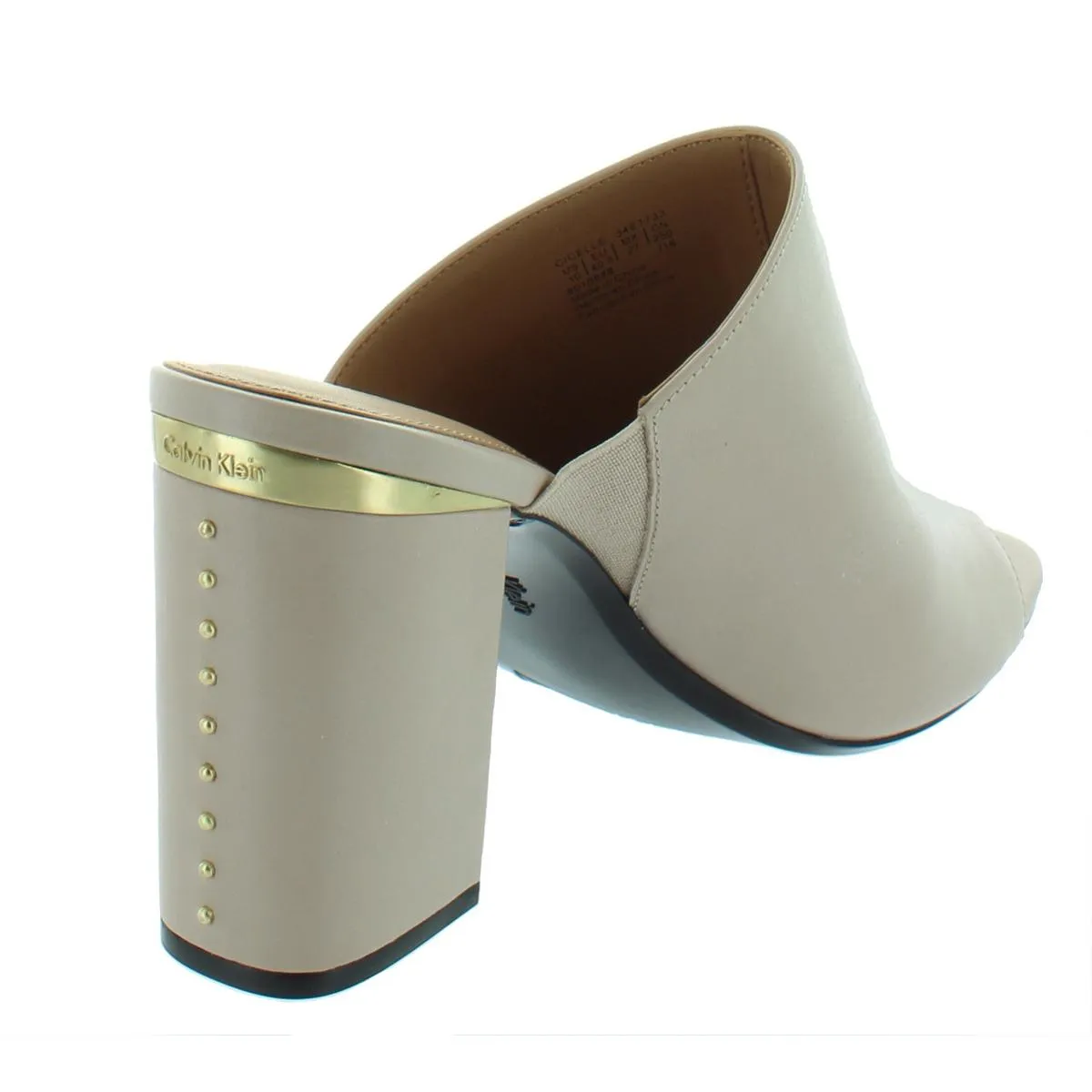 Cicelle Womens Studded Open Toe Mules