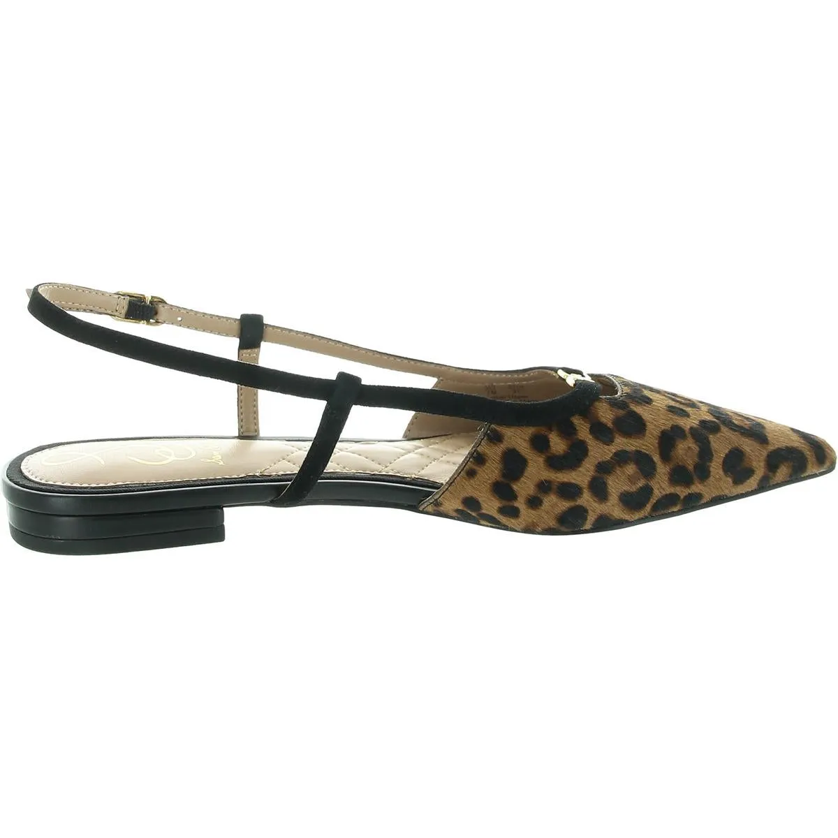 Cohen Womens Animal Print Calf Hair Slingback Heels