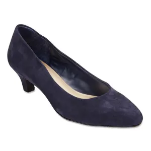 Colette Heel in Navy Suede