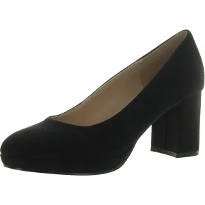 Cooler Womens Faux Suede Slip-On Pumps