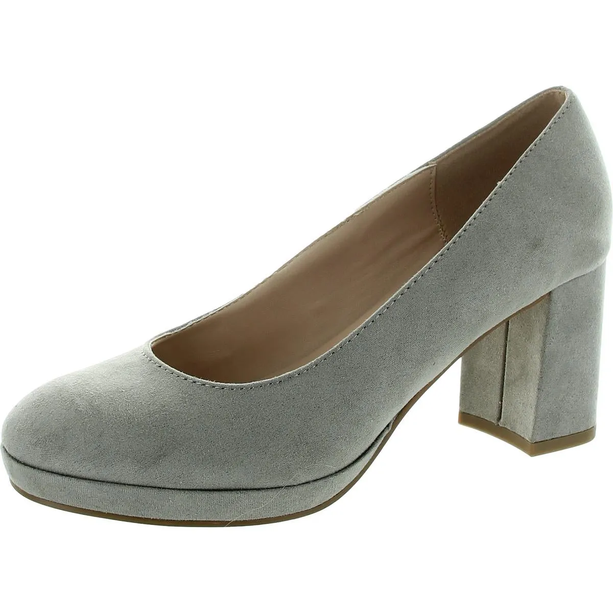 Cooler Womens Faux Suede Slip-On Pumps