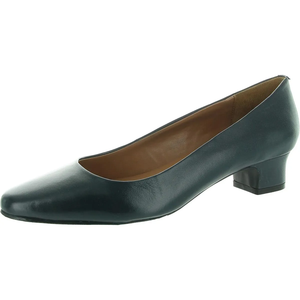 Cora Womens Leather Slip On Pumps