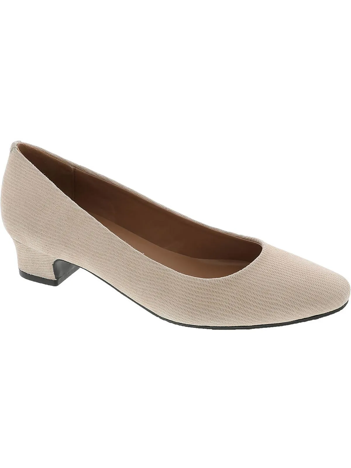 Cora Womens Leather Slip On Pumps