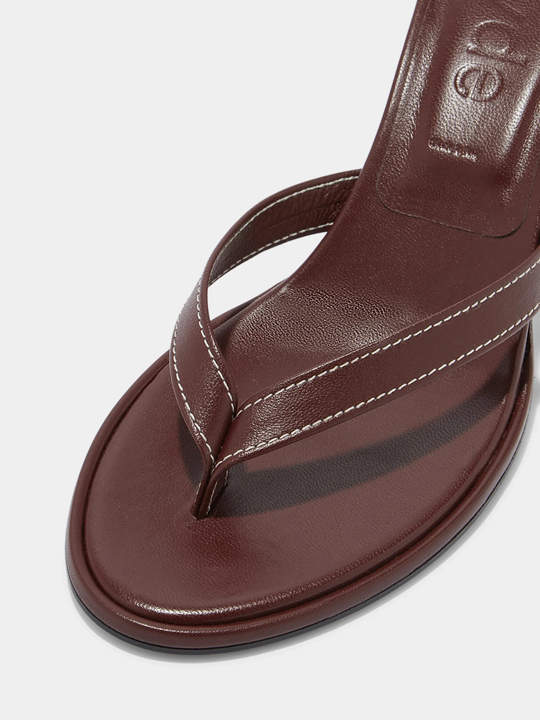 Daphne Leather Thong Sandals