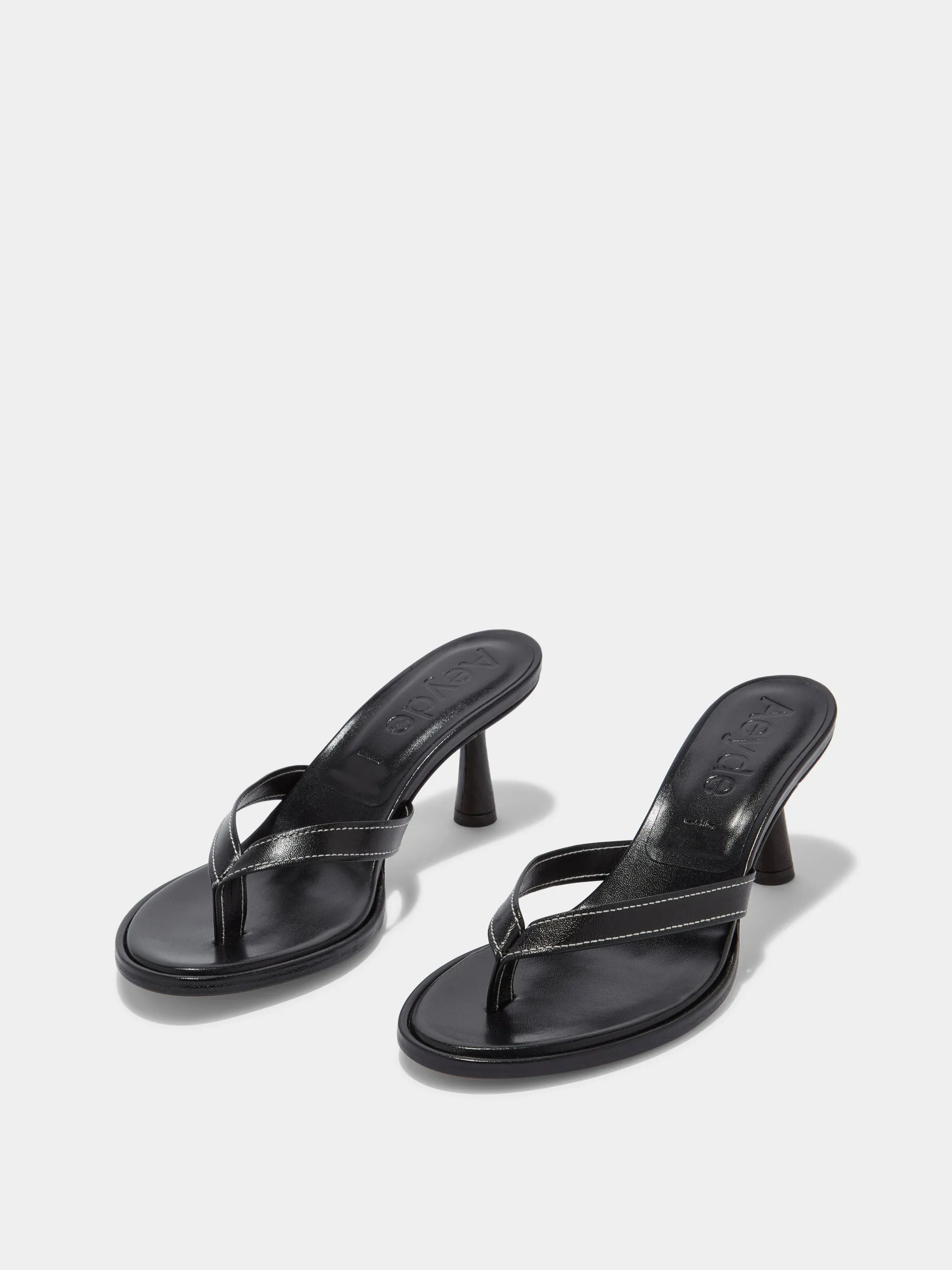 Daphne Leather Thong Sandals