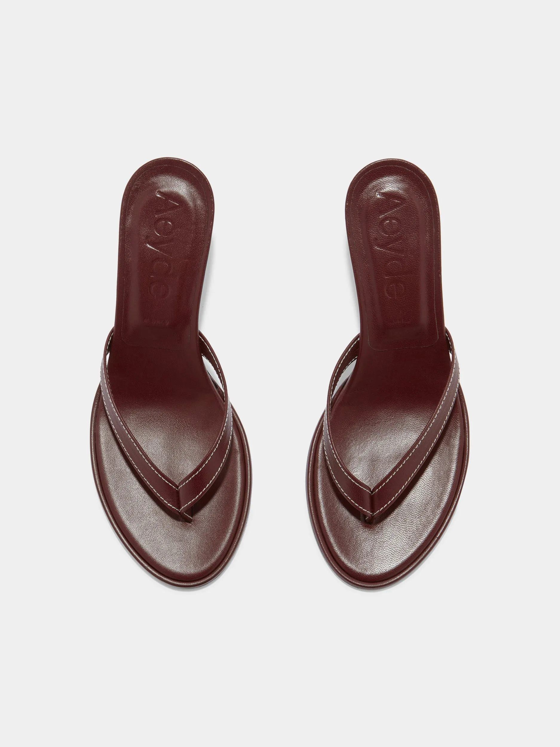 Daphne Leather Thong Sandals
