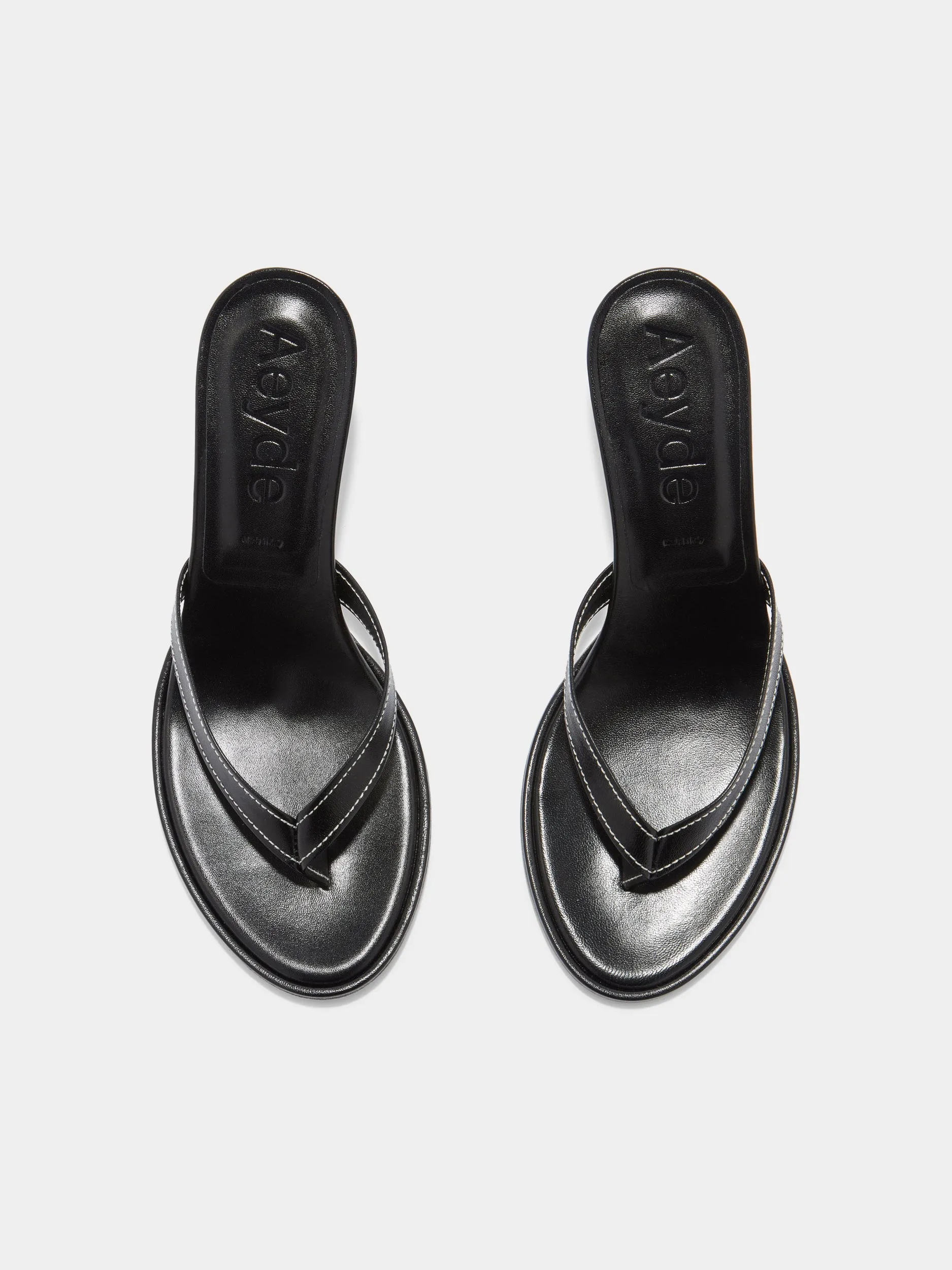 Daphne Leather Thong Sandals