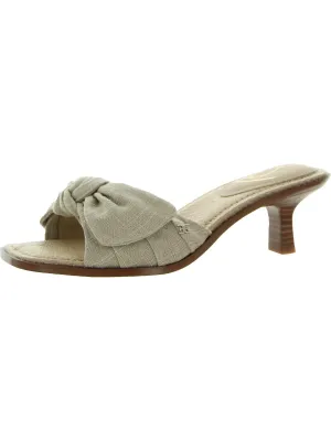Darcie Womens Padded Insole Square Toe Kitten Heels