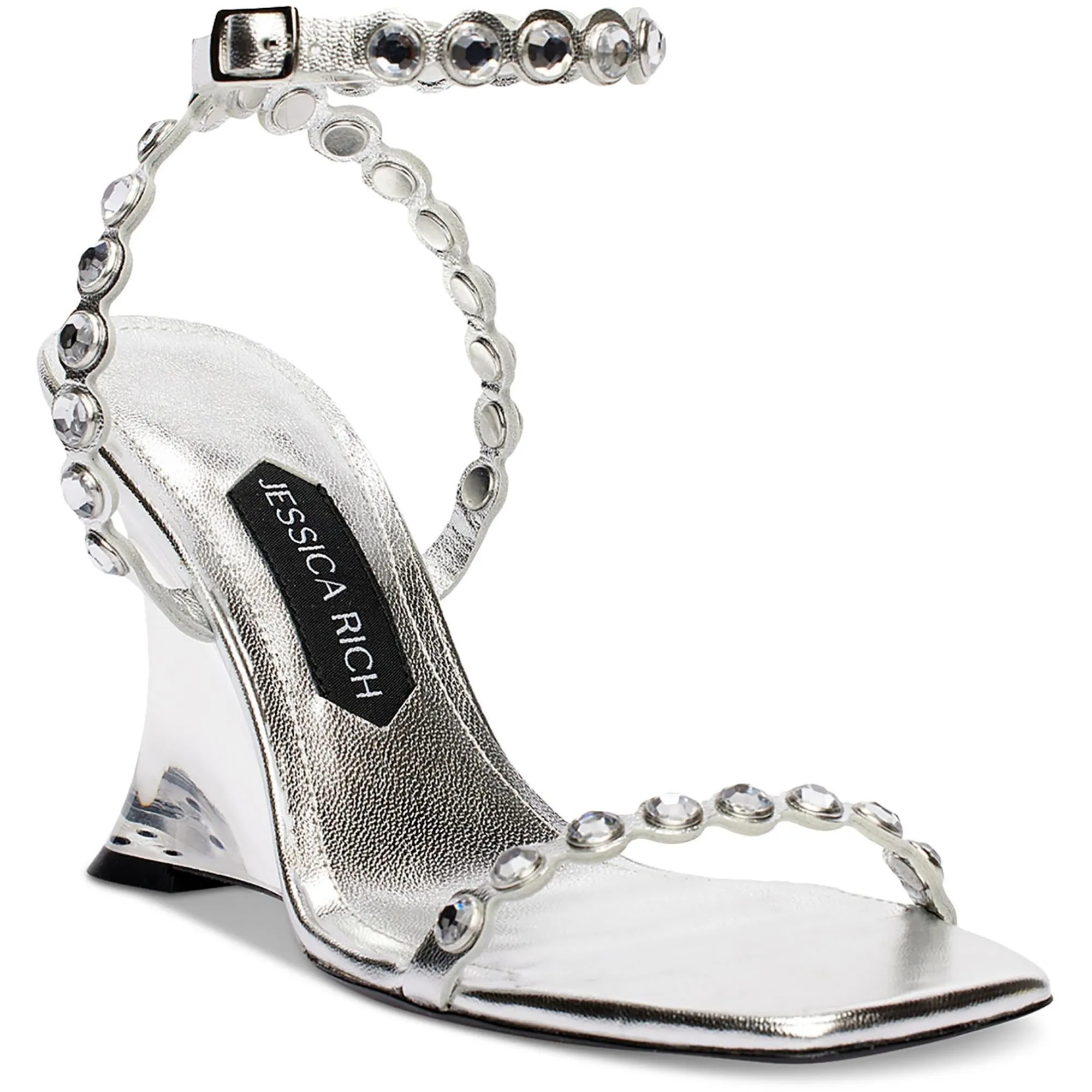 Diamond Wedge Womens Slip On Open Toe Slingback Heels