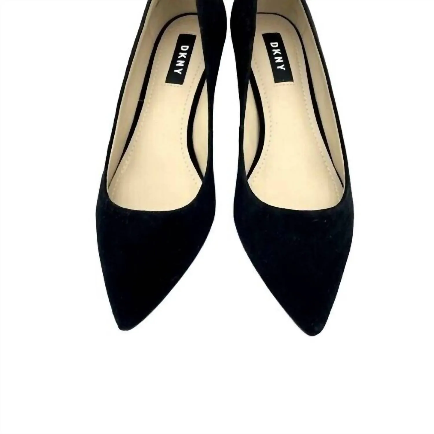 Diana Suede Leather Pumps In Black