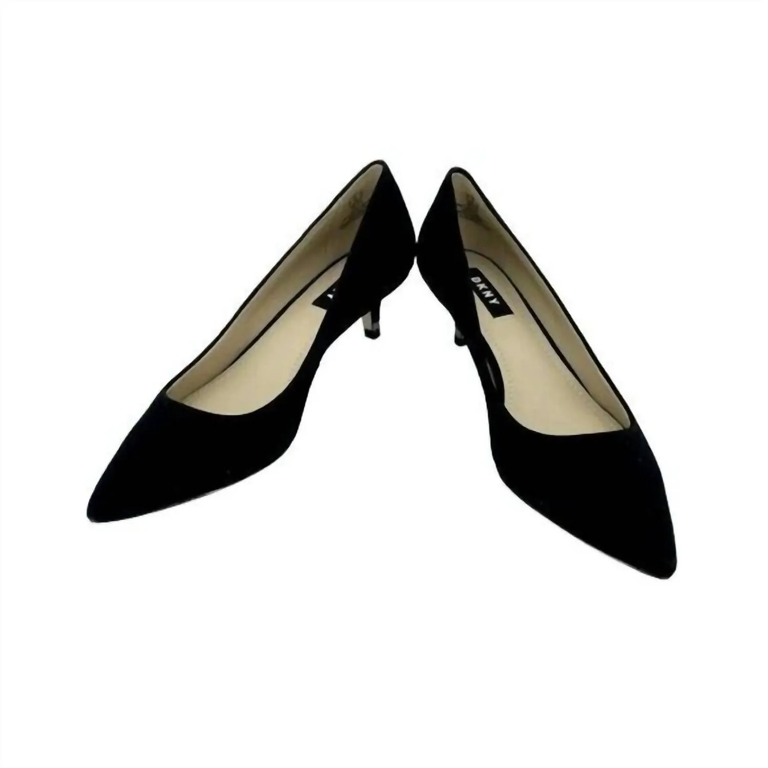 Diana Suede Leather Pumps In Black
