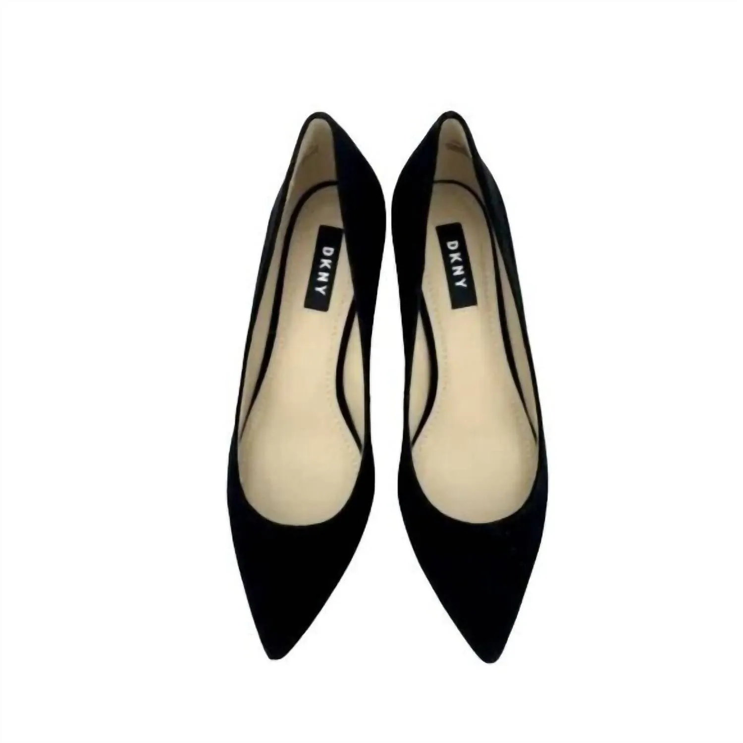Diana Suede Leather Pumps In Black