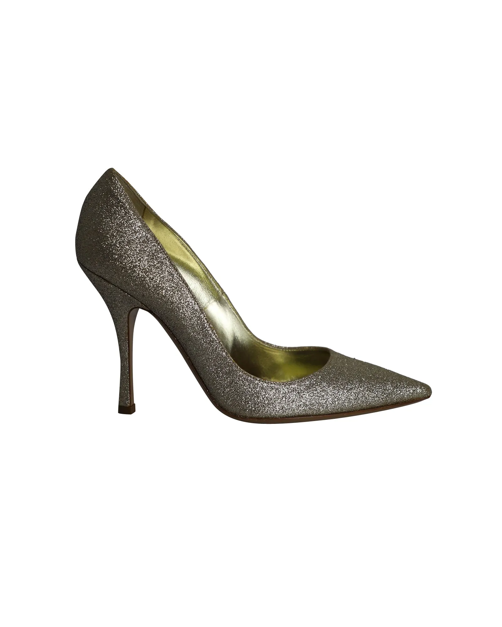 Dsquared2 Stiletto Pumps in Gold Glitters