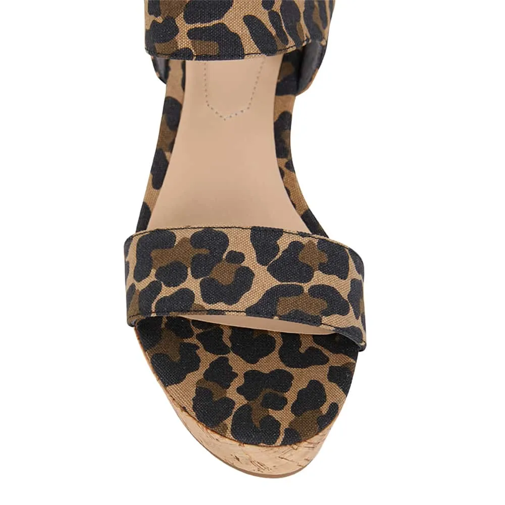 Ember Heel in Animal Fabric