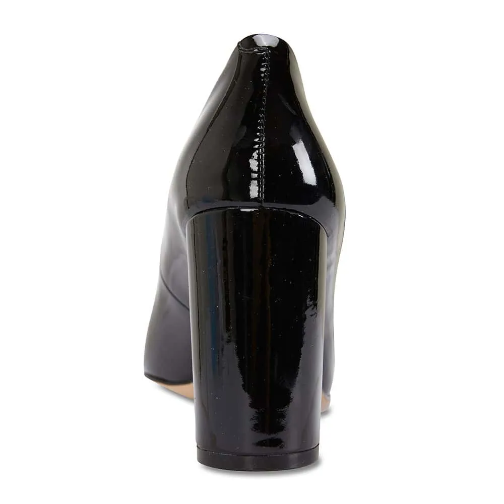 Epic Heel in Black Patent