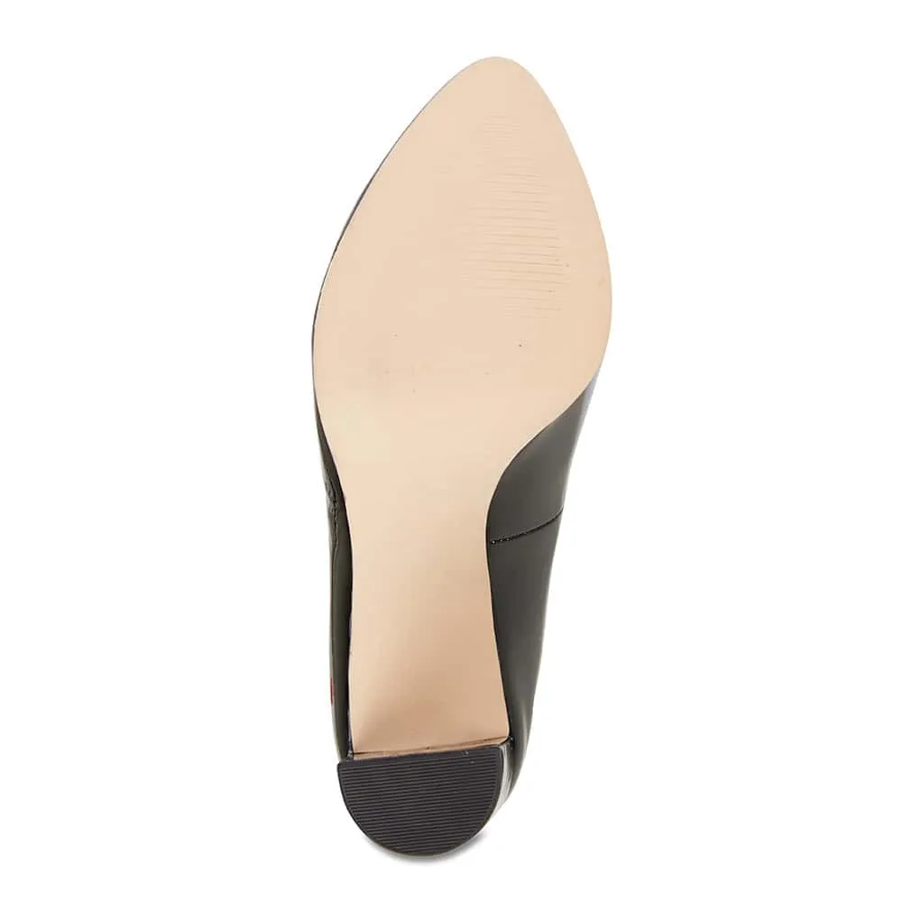 Epic Heel in Black Patent