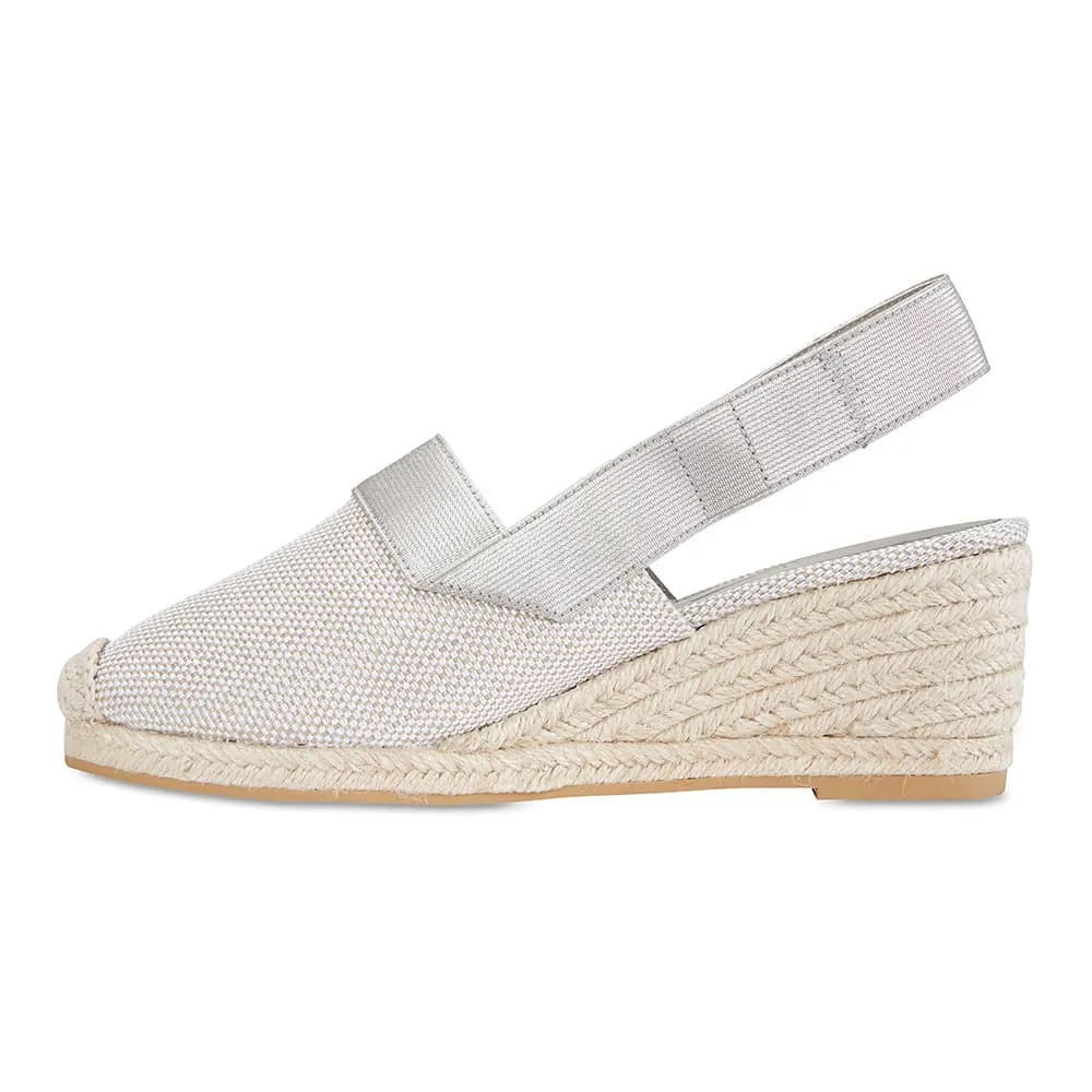 Evelyne Espadrille in Neutral Fabric