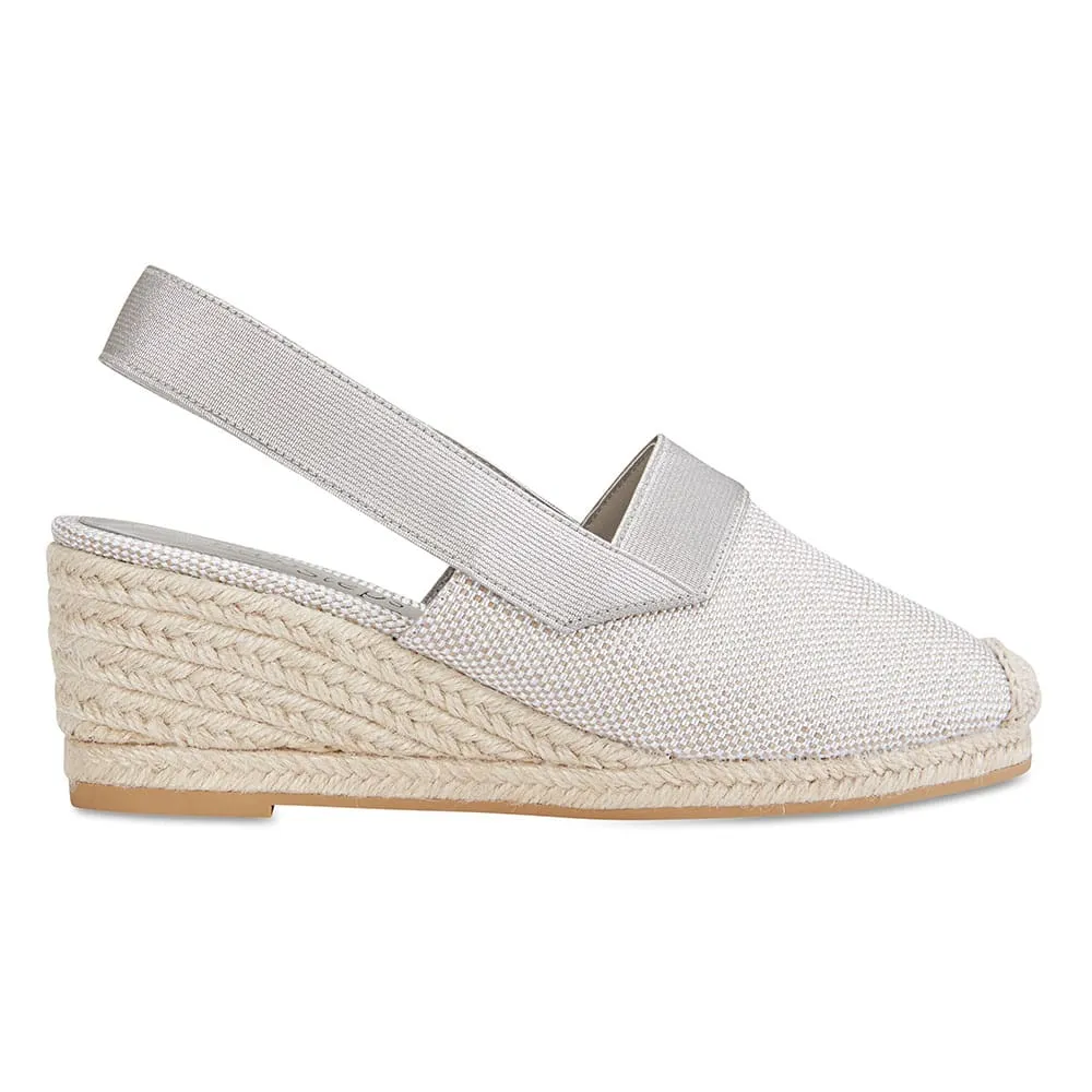 Evelyne Espadrille in Neutral Fabric