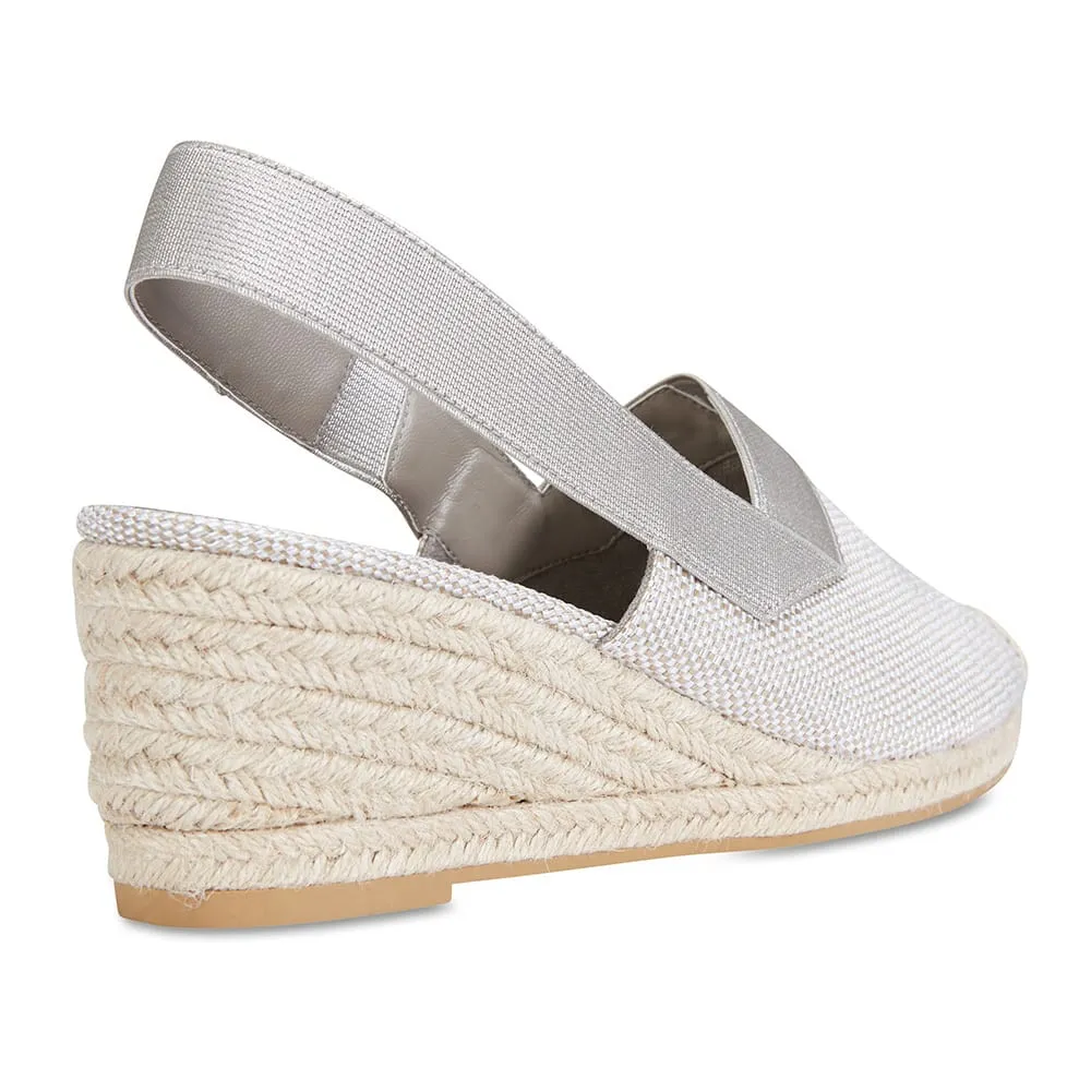Evelyne Espadrille in Neutral Fabric