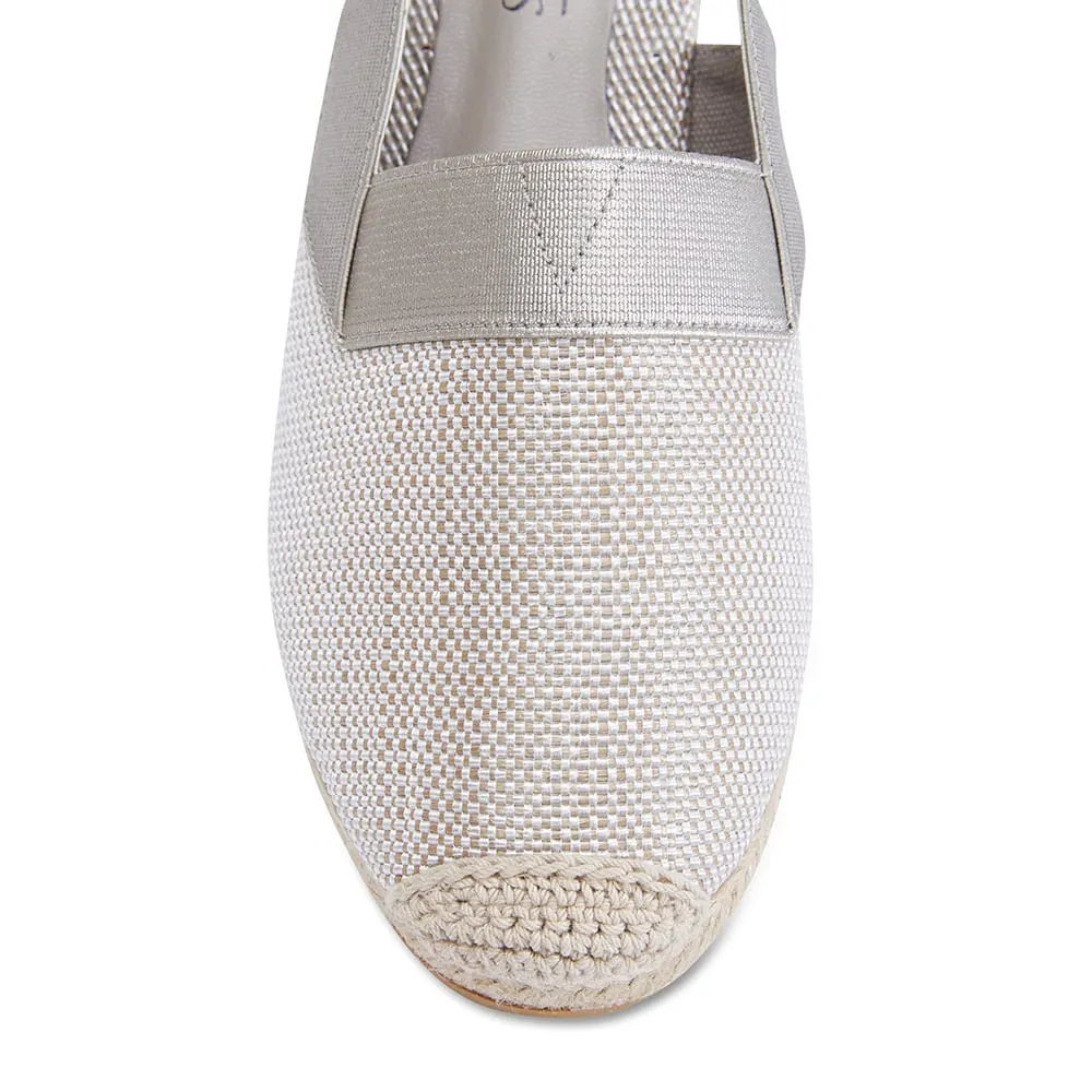 Evelyne Espadrille in Neutral Fabric