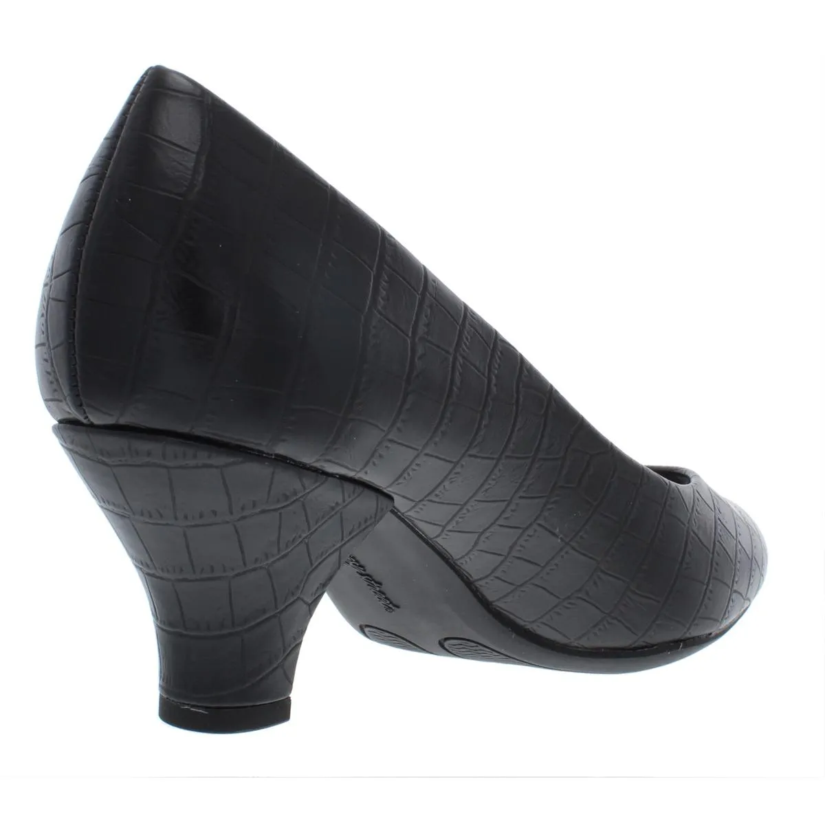 Fabulous Womens Faux Leather Embossed Pumps