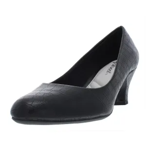Fabulous Womens Faux Leather Embossed Pumps