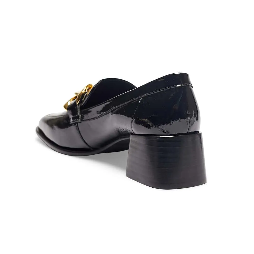 Fancy Loafer in Black Patent