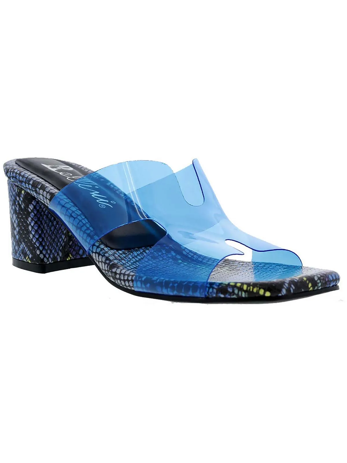 Faze Womens Faux Leather Open Toe Pumps