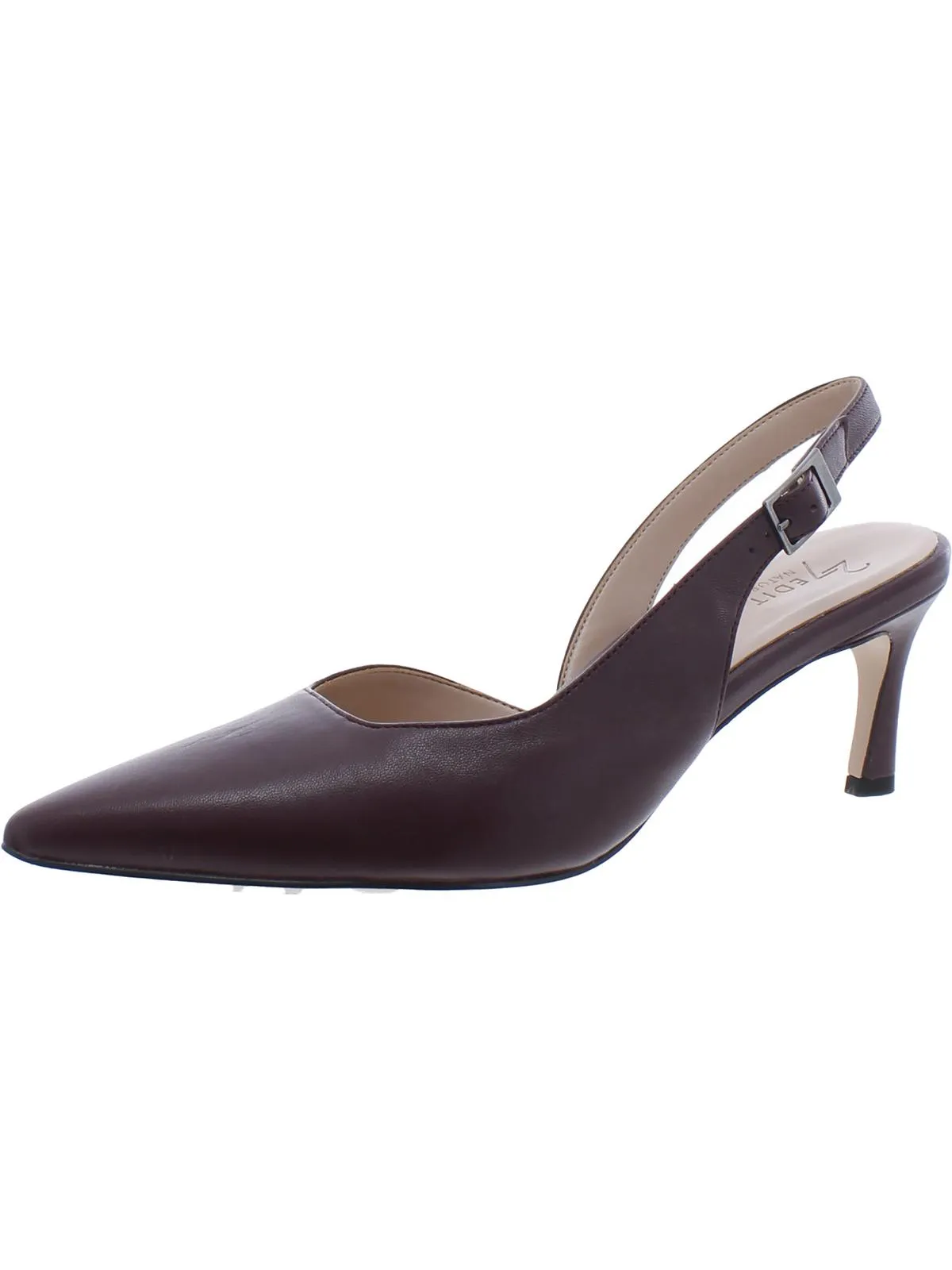 Felicia Womens Leather Slingback Pumps