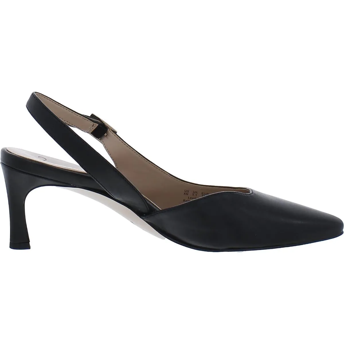 Felicia Womens Leather Slingback Pumps