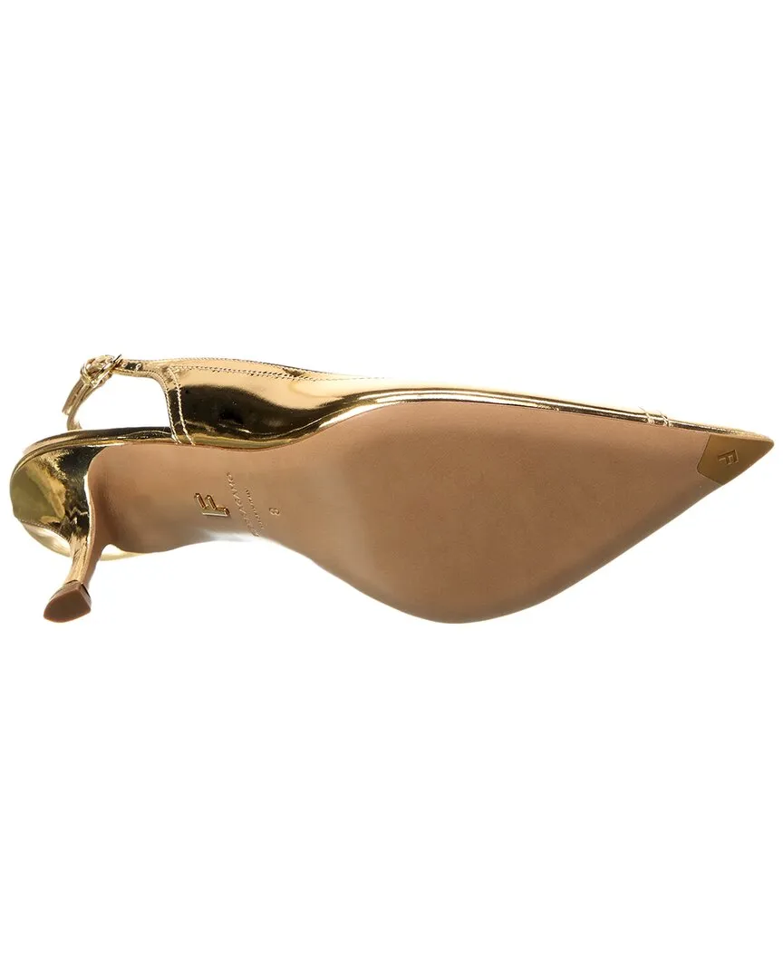 Ferragamo Egna Leather Slingback Pump