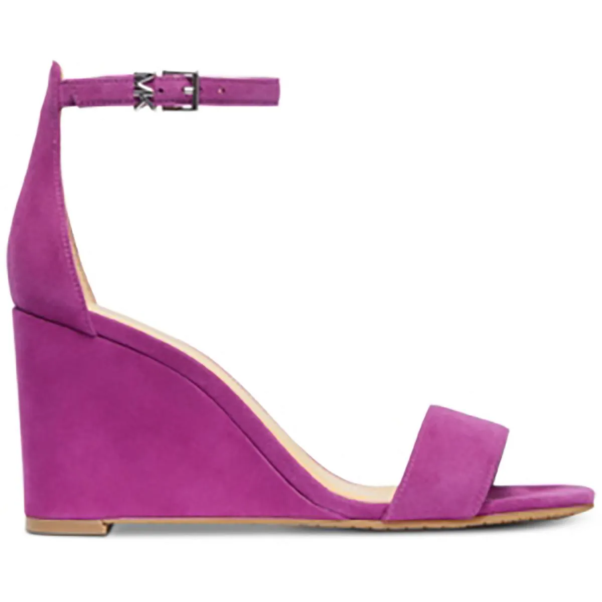 FIONA Womens Solid Manmade Wedge Heels