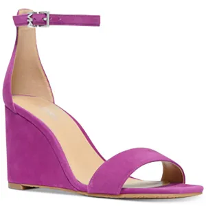 FIONA Womens Solid Manmade Wedge Heels