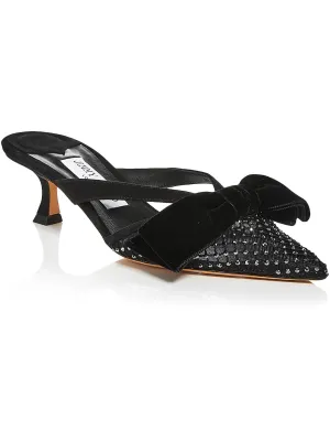 Flaca Womens Suede Dressy Mules