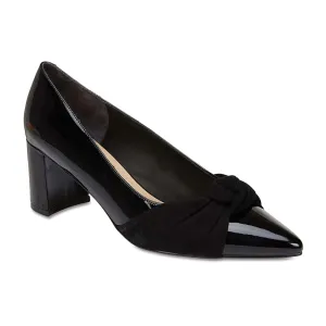 Flare Heel in Black Patent