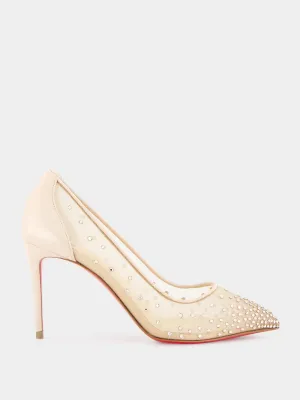 Follies Strass 85mm Mesh Pumps