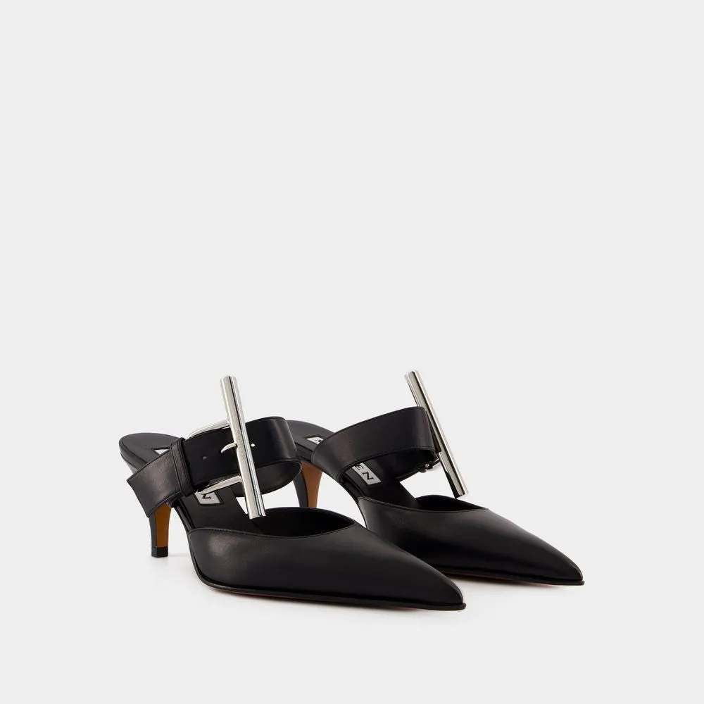 Francisco Pumps - Leather - Black