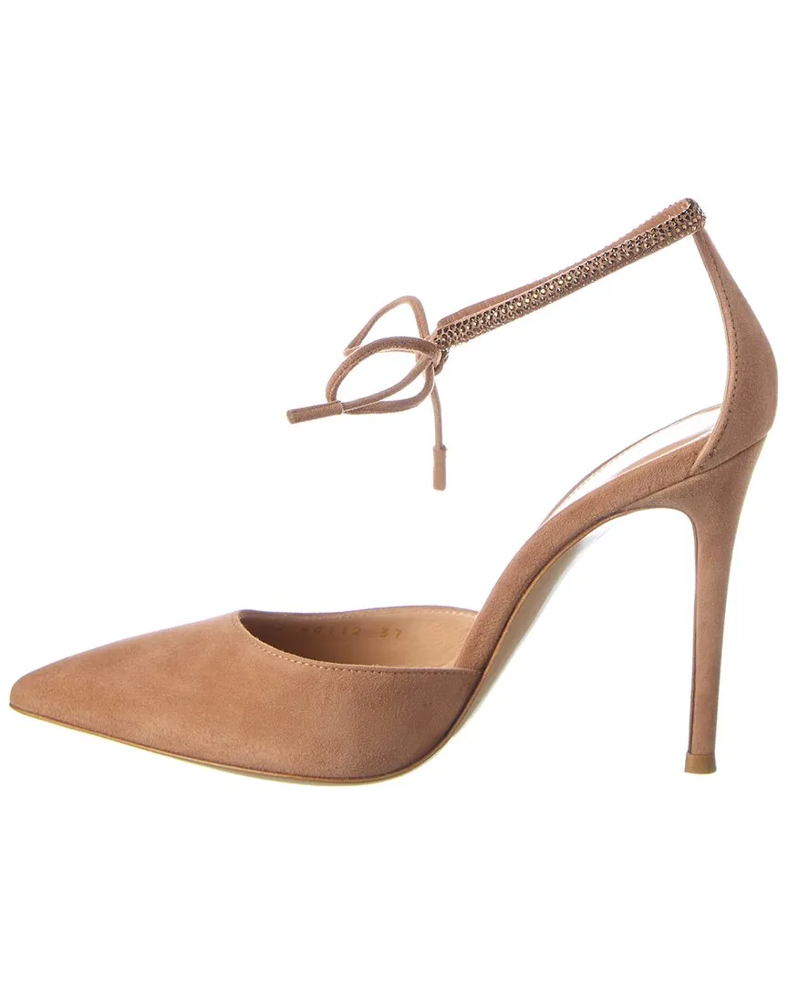 Gianvito Rossi Montecarlo D'Orsay 105 Suede Pump