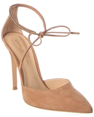 Gianvito Rossi Montecarlo D'Orsay 105 Suede Pump