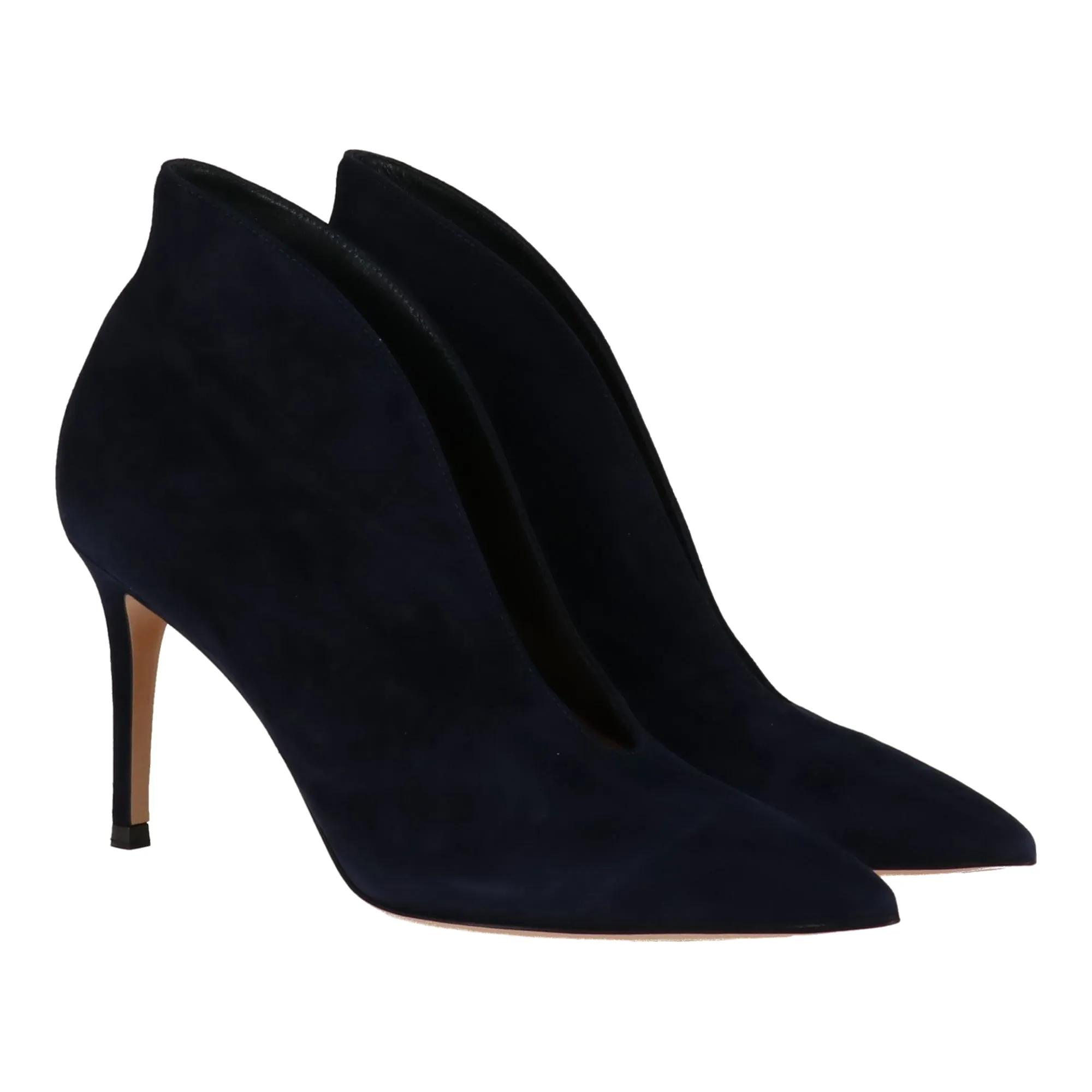 Gianvito Rossi Womens Navy Heel