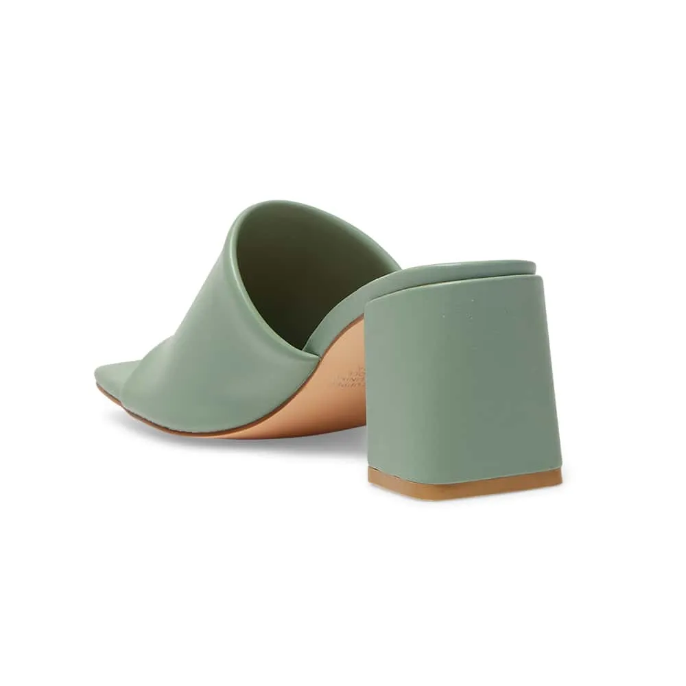 Gino Heel in Jade Smooth
